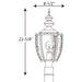 Roman Coach Post Lantern-Exterior-Progress Lighting-Lighting Design Store