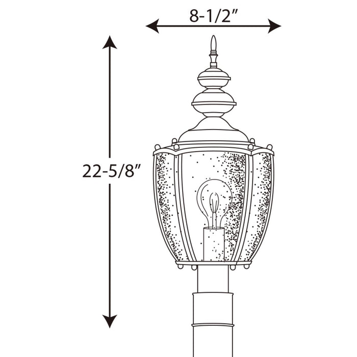 Roman Coach Post Lantern-Exterior-Progress Lighting-Lighting Design Store