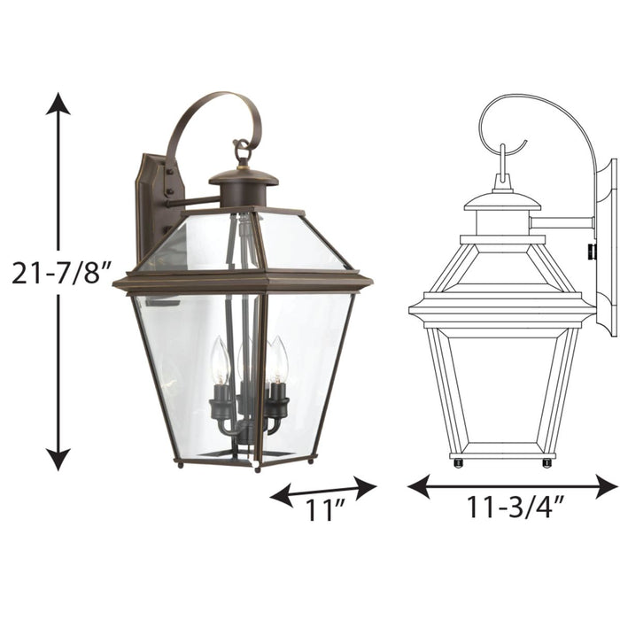 Burlington Wall Lantern-Exterior-Progress Lighting-Lighting Design Store