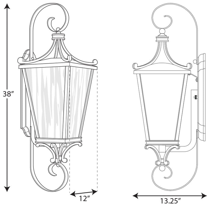 Cadence Wall Lantern-Exterior-Progress Lighting-Lighting Design Store