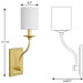 Bonita Wall Sconce-Sconces-Progress Lighting-Lighting Design Store
