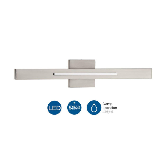 Planck LED Wall Sconce-Bathroom Fixtures-Progress Lighting-Lighting Design Store