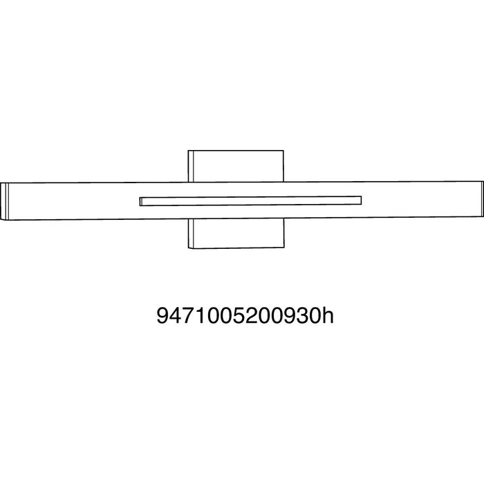 Planck LED Wall Sconce-Bathroom Fixtures-Progress Lighting-Lighting Design Store