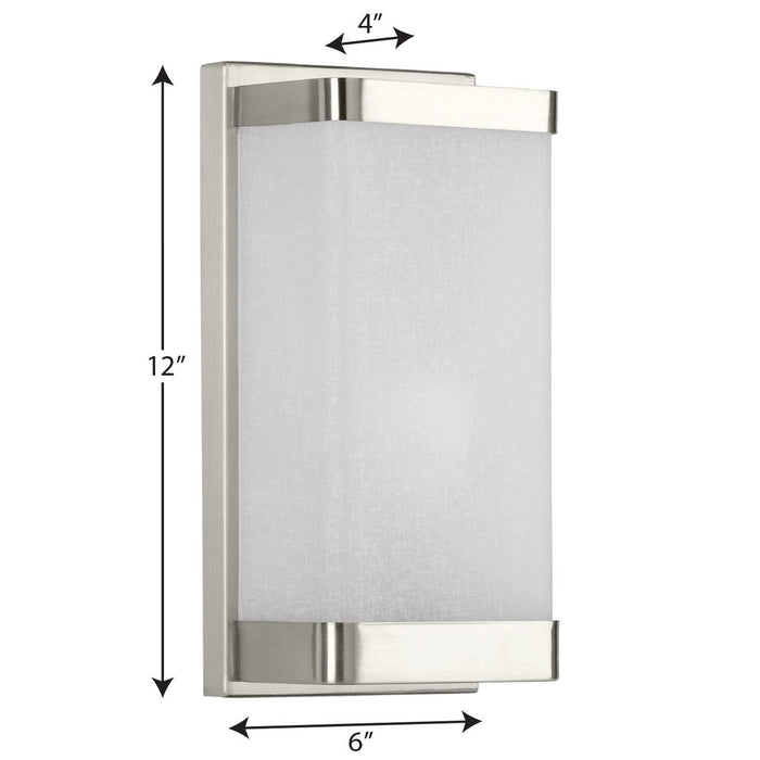 Linen Glass Sconce Wall Sconce-Sconces-Progress Lighting-Lighting Design Store