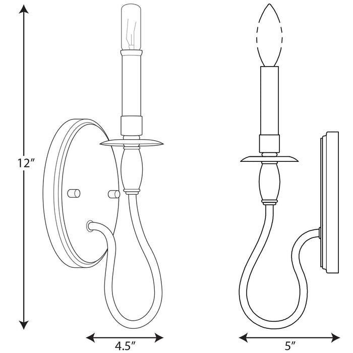 Durrell Wall Bracket-Sconces-Progress Lighting-Lighting Design Store