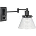 Hinton Swing Arm Wall Lamp-Lamps-Progress Lighting-Lighting Design Store