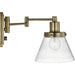 Hinton Swing Arm Wall Lamp-Lamps-Progress Lighting-Lighting Design Store