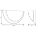 Eclipse LED Wall Bracket-Sconces-Progress Lighting-Lighting Design Store