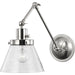 Hinton Swing Arm Wall Lamp-Lamps-Progress Lighting-Lighting Design Store