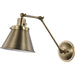 Hinton Swing Arm Wall Lamp-Lamps-Progress Lighting-Lighting Design Store