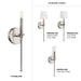 Elara Wall Bracket-Sconces-Progress Lighting-Lighting Design Store