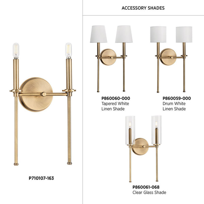 Elara Wall Bracket-Sconces-Progress Lighting-Lighting Design Store