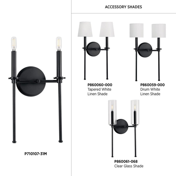 Elara Wall Bracket-Sconces-Progress Lighting-Lighting Design Store