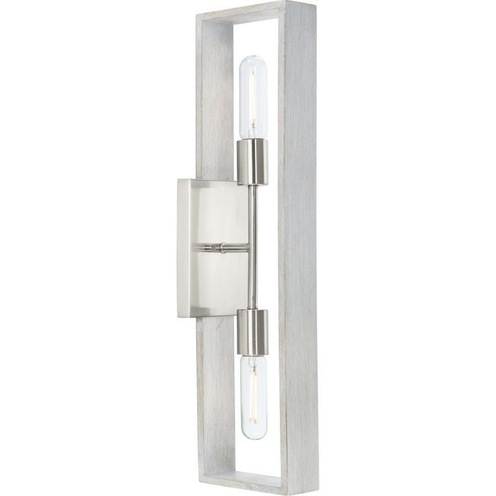 Boundary Two Light Wall Bracket-Sconces-Progress Lighting-Lighting Design Store