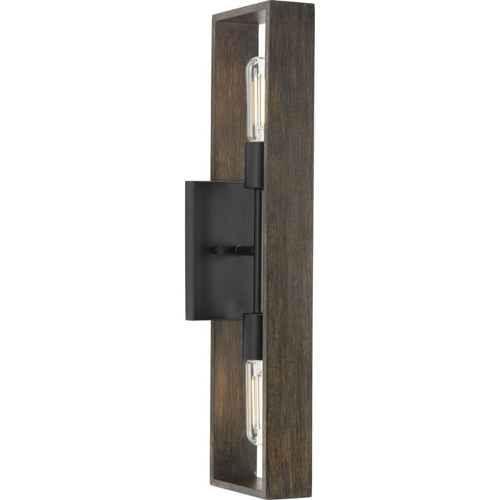 Boundary Two Light Wall Bracket-Sconces-Progress Lighting-Lighting Design Store