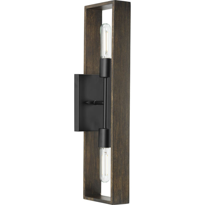 Boundary Two Light Wall Bracket-Sconces-Progress Lighting-Lighting Design Store