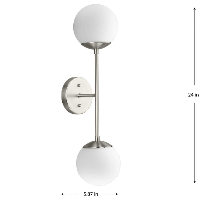 Haas Two Light Wall Bracket-Sconces-Progress Lighting-Lighting Design Store