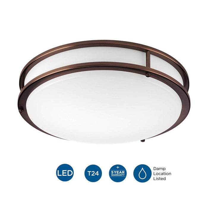 One Light Surface Mount-Flush Mounts-Progress Lighting-Lighting Design Store