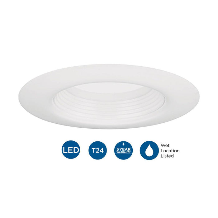 Intrinsic LED Baffle Trim for Recessed Housings-Recessed-Progress Lighting-Lighting Design Store