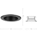 One Light Step Baffle Trim-Recessed-Progress Lighting-Lighting Design Store