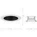 One Light Step Baffle Trim-Recessed-Progress Lighting-Lighting Design Store