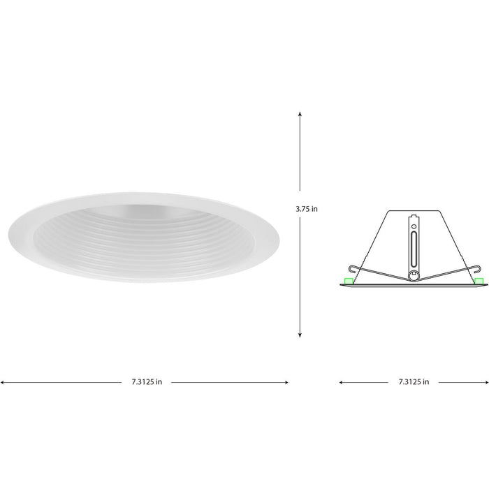 One Light Baffle Trim-Recessed-Progress Lighting-Lighting Design Store