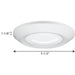 Intrinsic LED Flush Mount-Flush Mounts-Progress Lighting-Lighting Design Store