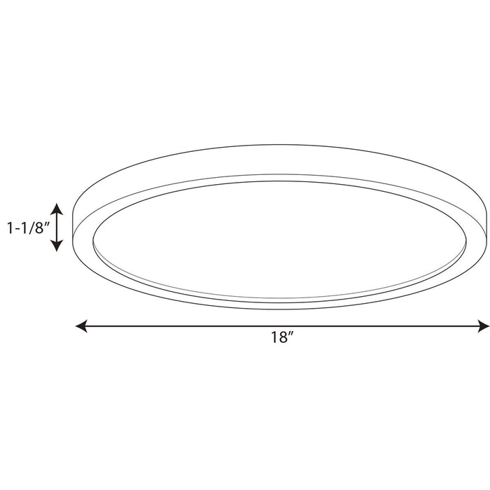 Everlume LED Flush Mount-Flush Mounts-Progress Lighting-Lighting Design Store