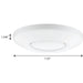Intrinsic LED Flush Mount-Flush Mounts-Progress Lighting-Lighting Design Store