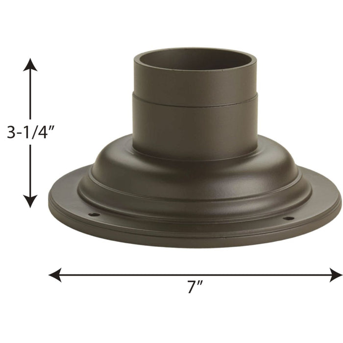 Outdoor Posts Pedestal Mount-Exterior-Progress Lighting-Lighting Design Store