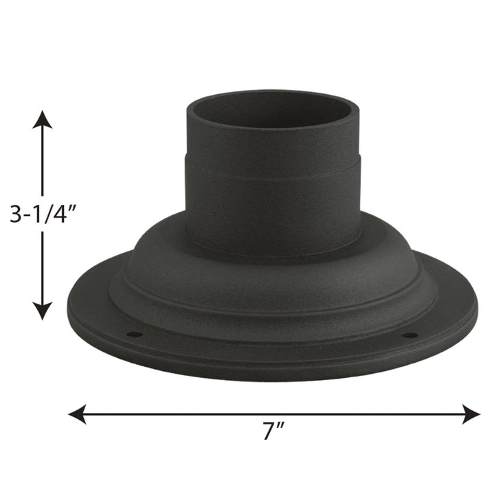 Outdoor Posts Pedestal Mount-Exterior-Progress Lighting-Lighting Design Store