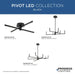 Pivot LED Chandelier-Mid. Chandeliers-Progress Lighting-Lighting Design Store