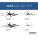Vast 72" Ceiling Fan-Fans-Progress Lighting-Lighting Design Store