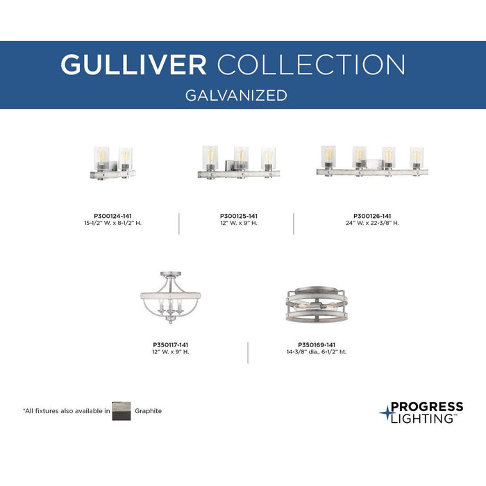 Gulliver Flush Mount-Flush Mounts-Progress Lighting-Lighting Design Store