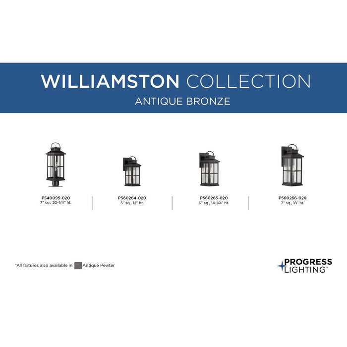 Williamston Wall Lantern-Exterior-Progress Lighting-Lighting Design Store