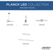 Planck LED Wall Sconce-Bathroom Fixtures-Progress Lighting-Lighting Design Store