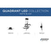 Quadrant LED Chandelier-Mid. Chandeliers-Progress Lighting-Lighting Design Store