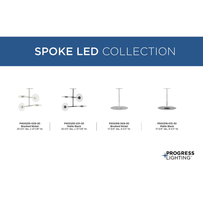 Spoke LED Pendant-Pendants-Progress Lighting-Lighting Design Store