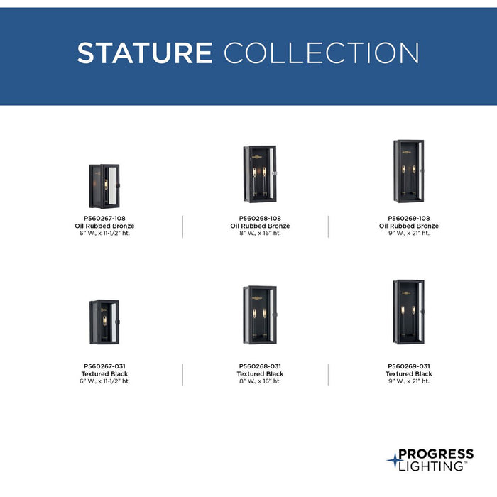 Stature Wall Lantern-Exterior-Progress Lighting-Lighting Design Store