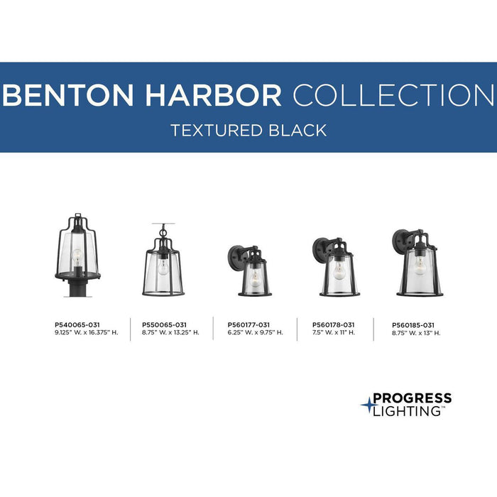 Benton Harbor Wall Lantern-Exterior-Progress Lighting-Lighting Design Store