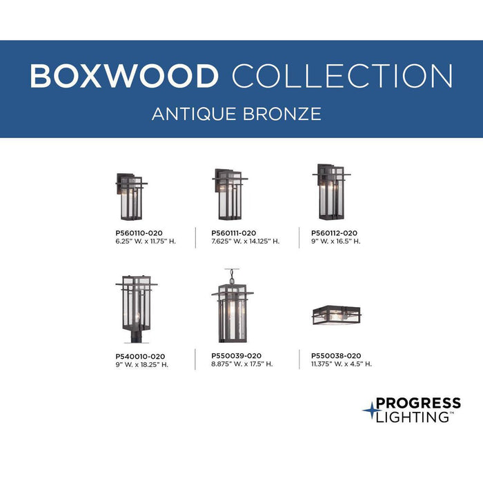 Boxwood Wall Lantern-Exterior-Progress Lighting-Lighting Design Store