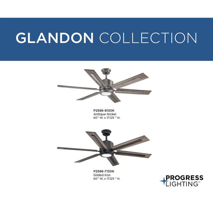 Glandon 60" Ceiling Fan-Fans-Progress Lighting-Lighting Design Store