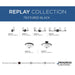 Replay Semi-Flush Mount-Semi-Flush Mts.-Progress Lighting-Lighting Design Store