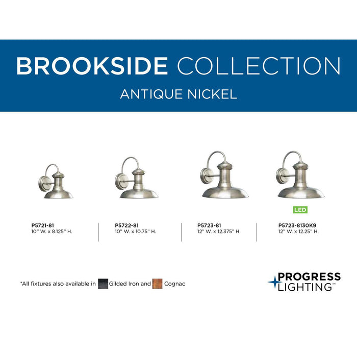 Brookside Wall Lantern-Exterior-Progress Lighting-Lighting Design Store