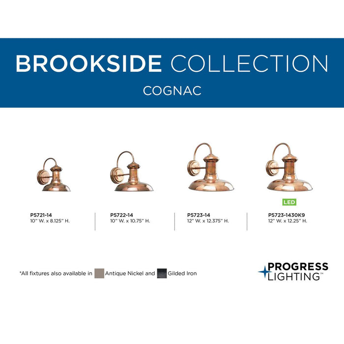 Brookside Wall Lantern-Exterior-Progress Lighting-Lighting Design Store