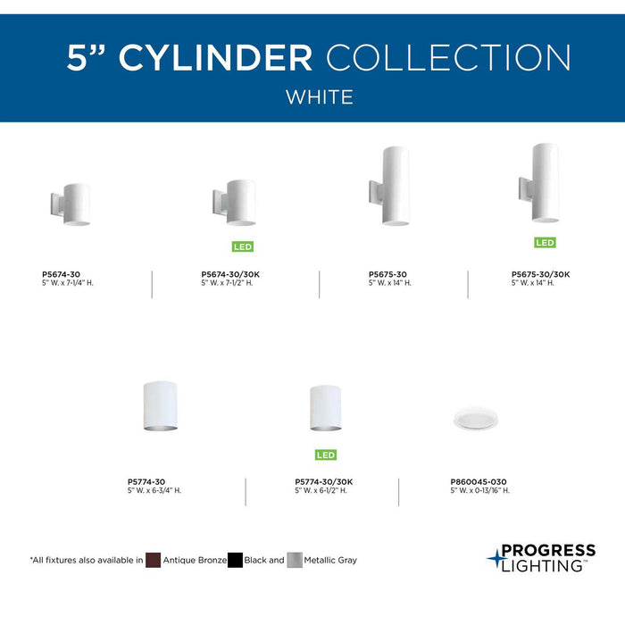Cylinder LED Cylinder-Exterior-Progress Lighting-Lighting Design Store