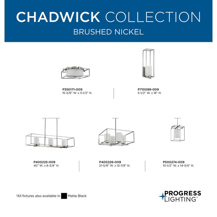 Chadwick Flush Mount-Flush Mounts-Progress Lighting-Lighting Design Store