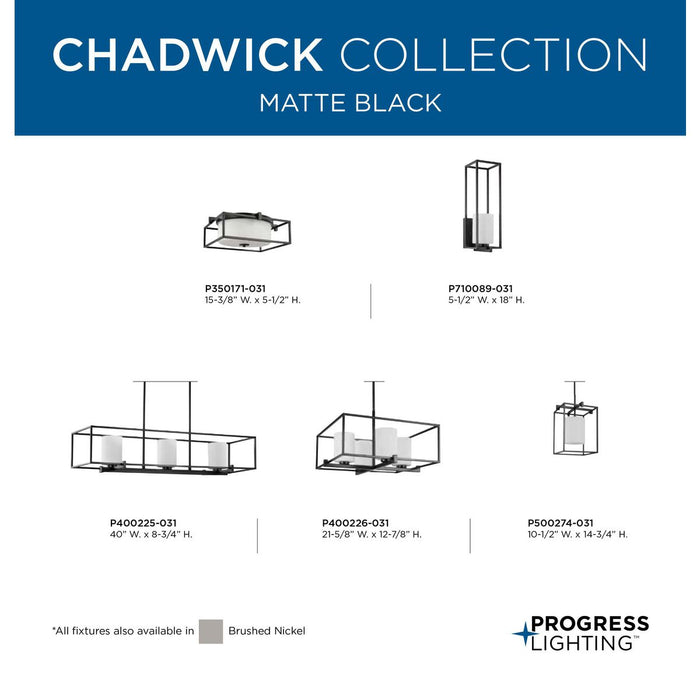 Chadwick Island Chandelier-Linear/Island-Progress Lighting-Lighting Design Store