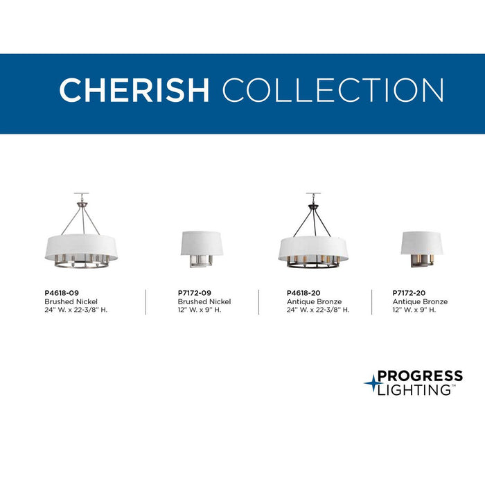 Cherish Wall Sconce-Sconces-Progress Lighting-Lighting Design Store