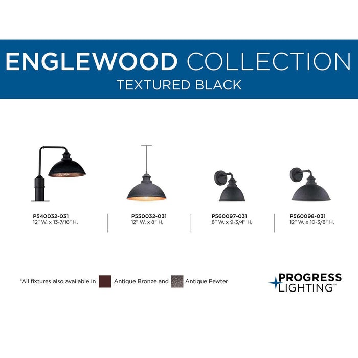 Englewood Wall Lantern-Exterior-Progress Lighting-Lighting Design Store